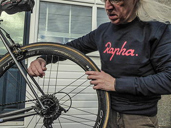 rapha organic cotton log sweatshirt